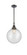 Caden LED Mini Pendant in Matte Black (405|447-1S-BK-G204-12-LED)