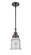 Caden LED Mini Pendant in Oil Rubbed Bronze (405|447-1S-OB-G184-LED)