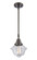 Caden LED Mini Pendant in Oil Rubbed Bronze (405|447-1S-OB-G532-LED)