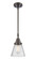 Caden One Light Mini Pendant in Oil Rubbed Bronze (405|447-1S-OB-G64)