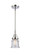Caden One Light Mini Pendant in Polished Chrome (405|447-1S-PC-G184S)