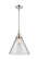 Caden LED Mini Pendant in Polished Nickel (405|447-1S-PN-G42-L-LED)