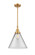 Caden LED Pendant in Satin Gold (405|447-1S-SG-G42-L-LED)