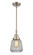 Caden One Light Mini Pendant in Brushed Satin Nickel (405|447-1S-SN-G142)