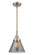 Caden One Light Mini Pendant in Brushed Satin Nickel (405|447-1S-SN-G43)
