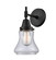 Caden One Light Wall Sconce in Matte Black (405|447-1W-BK-G192)