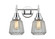 Caden Two Light Bath Vanity in Polished Chrome (405|447-2W-PC-G142)