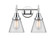 Caden Two Light Bath Vanity in Polished Chrome (405|447-2W-PC-G62)