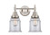 Caden Two Light Bath Vanity in Satin Nickel (405|447-2W-SN-G182)