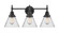 Caden LED Bath Vanity in Matte Black (405|447-3W-BK-G44-LED)