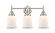 Caden LED Bath Vanity in Satin Nickel (405|447-3W-SN-G181-LED)