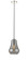 Auralume One Light Mini Pendant in Polished Nickel (405|490-1P-PN-G573-7)