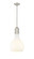 Auralume LED Mini Pendant in Brushed Satin Nickel (405|492-1S-SN-G581-12-LED)