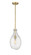 Norwalk One Light Mini Pendant in Brushed Brass (405|493-1S-BB-G554-9)