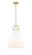 Haverhill LED Pendant in Satin Gold (405|494-1S-SG-G591-14-LED)