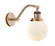 Franklin Restoration LED Wall Sconce in Brushed Brass (405|515-1W-BB-G201-6-LED)