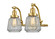 Franklin Restoration LED Bath Vanity in Satin Gold (405|515-2W-SG-G142-LED)