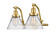 Franklin Restoration Two Light Bath Vanity in Satin Gold (405|515-2W-SG-G42)