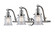 Franklin Restoration LED Bath Vanity in Polished Chrome (405|515-3W-PC-G182S-LED)