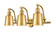 Franklin Restoration Three Light Bath Vanity in Satin Gold (405|515-3W-SG-M9-SG)