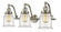 Franklin Restoration Three Light Bath Vanity in Brushed Satin Nickel (405|515-3W-SN-G182)