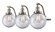 Franklin Restoration Three Light Bath Vanity in Brushed Satin Nickel (405|515-3W-SN-G202-8)
