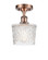 Ballston One Light Semi-Flush Mount in Antique Copper (405|516-1C-AC-G402)