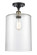 Ballston LED Semi-Flush Mount in Black Antique Brass (405|516-1C-BAB-G112-L-LED)