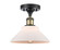 Ballston LED Semi-Flush Mount in Black Antique Brass (405|516-1C-BAB-G131-LED)