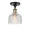 Ballston LED Semi-Flush Mount in Black Antique Brass (405|516-1C-BAB-G412-LED)