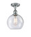 Ballston LED Semi-Flush Mount in Polished Chrome (405|516-1C-PC-G124-8-LED)