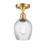 Ballston LED Semi-Flush Mount in Polished Nickel (405|516-1C-PN-G292-LED)