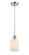 Ballston LED Mini Pendant in Brushed Satin Nickel (405|516-1P-SN-G341-LED)