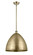Ballston LED Pendant in Antique Brass (405|516-1S-AB-MBD-16-AB-LED)