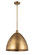 Ballston One Light Pendant in Brushed Brass (405|516-1S-BB-MBD-16-BB)