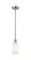Ballston LED Mini Pendant in Brushed Satin Nickel (405|516-1S-SN-G801-LED)