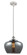 Ballston One Light Mini Pendant in White Polished Chrome (405|516-1S-WPC-G93-L)