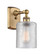 Ballston One Light Wall Sconce in Brushed Brass (405|516-1W-BB-G112)