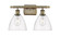 Ballston LED Bath Vanity in Antique Brass (405|516-2W-AB-GBD-752-LED)