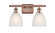 Ballston LED Bath Vanity in Antique Copper (405|516-2W-AC-G381-LED)