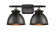 Ballston LED Bath Vanity in Black Antique Brass (405|516-2W-BAB-M14-BK-LED)