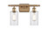 Ballston Two Light Bath Vanity in Brushed Brass (405|516-2W-BB-G802)