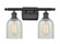Ballston Two Light Bath Vanity in Matte Black (405|516-2W-BK-G2511)