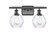 Ballston Two Light Bath Vanity in Oil Rubbed Bronze (405|516-2W-OB-G362)