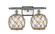 Ballston Two Light Bath Vanity in Brushed Satin Nickel (405|516-2W-SN-G122-8RB)