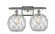 Ballston Two Light Bath Vanity in Brushed Satin Nickel (405|516-2W-SN-G122-8RW)