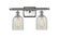 Ballston Two Light Bath Vanity in Brushed Satin Nickel (405|516-2W-SN-G2511)