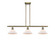 Ballston LED Island Pendant in Antique Brass (405|516-3I-AB-G131-LED)