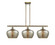 Ballston Three Light Island Pendant in Antique Brass (405|516-3I-AB-G96-L)