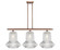 Ballston Three Light Island Pendant in Antique Copper (405|516-3I-AC-G212)